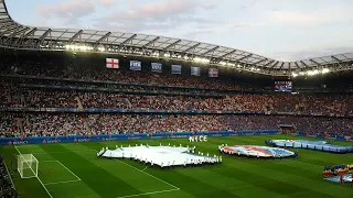 God save the Queen before England's lacklustre defeat to Iceland in Euro 2016 - Nice, France