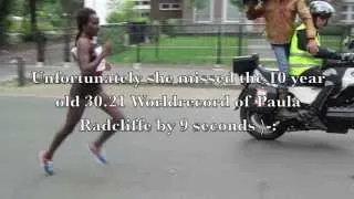 Dibaba, Observation of runningtechnique (Looptechniek, door Coach Jacky Nederland)