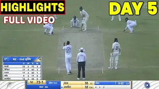 India Vs Newzealand 1st Test Match Full Highlights | IND VS NZ MATCH LAST DAY HIGHLIGHTS | Ashwin