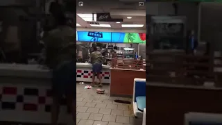 Angry women DESTROYS MCDONALDS for the ice cream machine being down
