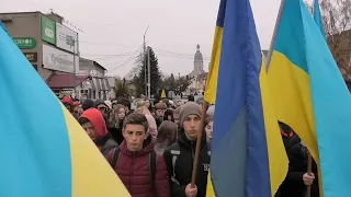 У Надвірній відзначили День Гідності та Свободи.