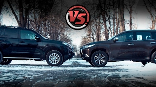 War pickup: Toyota Land Cruiser Prado VS Mitsubishi Pajero Sport 2017