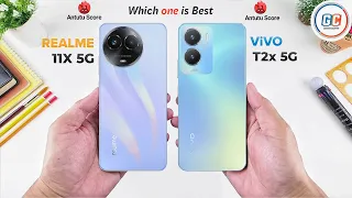 Realme 11X 5G Vs ViVO T2x 5G | Full Comparison ⚡ Which one is Better?