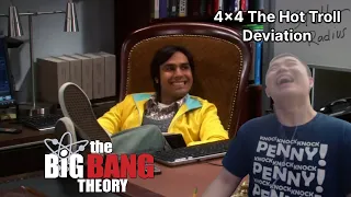 Raj's New Desk! The Big Bang Theory 4x4- The Hot Troll Deviation Reaction!