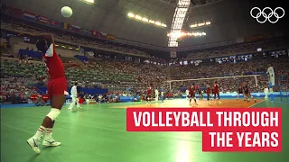 Evolution of Volleyball Serves at the Olympics!🏐