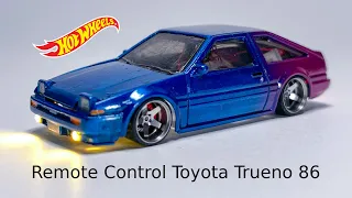 Hot Wheels RC Toyota Trueno 86 2JZ restored - Hotwheels RC Customs