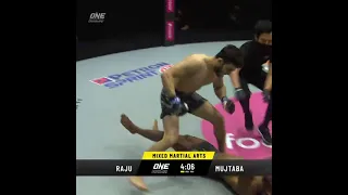 Pakistani MMA fighter Ahmed Mujtaba knocked out Indian opponent #MMA