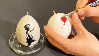 Incredible Candle Carving Skills