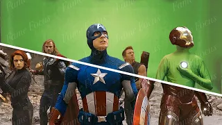 The Avengers Battle Scene, But without VFX