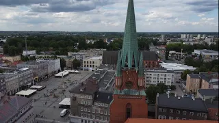Racibórz z lotu ptaka | Niesamowite ujęcia z drona: Rynek, Zamek, Kościół i kamienice!