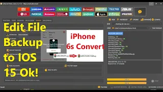 Edit File Backup Passcode IOS 12-13-14 up to IOS 15 Ramdisk Restore by Unlock tool