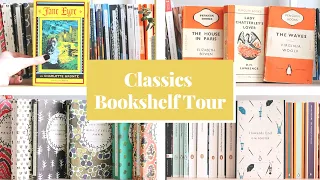 Bookshelf tour & classics collection 📖 Penguin Classics, Folio Society & SP Books! My home library