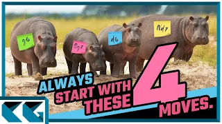 The BEST First 4 Moves for the Hippopotamus Defense Player!!