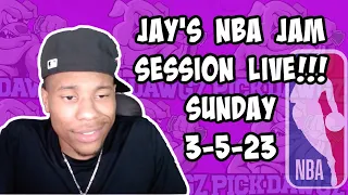 NBA Picks & Predictions | Jay's NBA Afternoon LIVE Jam Session Sunday 3/5/23