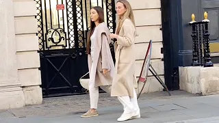 Street Fashion in London.  Stylish and Fashionable Clothes for Autumn.