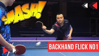 BACKHAND FLICK SMASH No1 - The technique that made Ma Long's name! [TTR