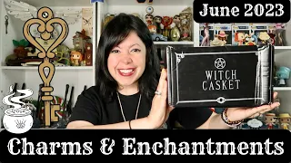 WITCH CASKET Unboxing | June 2023 | Charms & Enchantments 🗝️