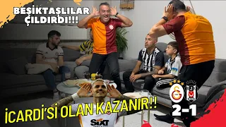 FANATİK BEŞİKTAŞLILAR VE GS'LİLER BERABER GS- BJK DERBİSİNİ İZLERSE../ GALATASARAY 2-1 BEŞİKTAŞ