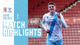 STUNNING DEVENNY FREE-KICK 🙌  | Boro 2-3 Palace | U21 Highlights