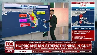 Hurricane Warnings in Tampa Bay Area