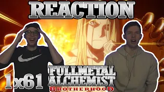 Fullmetal Alchemist: Brotherhood 1x61 REACTION | He Who Would Swallow God