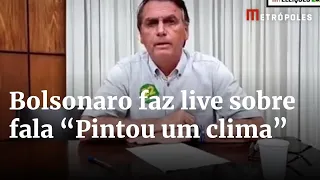 Bolsonaro após frase “pintou um clima”: “PT ultrapassou dos limites”