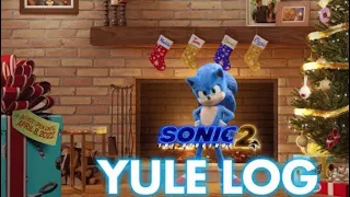 Chirstmas sonic movie 2 Yule Log