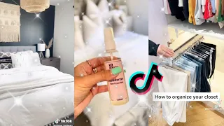 bedroom cleaning and closet organizing tiktok compilation 🍋🥝🍇