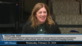 House Elections Finance and Policy Committee 2/21/24