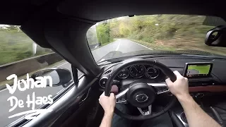 2017 Mazda MX-5 RF 160 hp POV Test drive