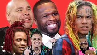 Celebrities React To 6ix9ine Possible LIFE SENTENCE (50 Cent Fat Joe Trippie Redd and more)