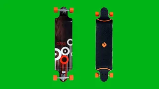 Atom Drop Deck Longboard - 41 Inch Orange