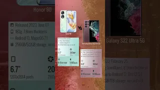 Honor 90 vs Samsung Galaxy S22 Ultra 5G