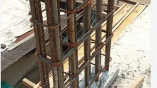 Column steel reinforcement checking on site