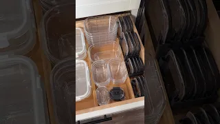 Tupperware organization #asmr #organization