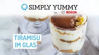 Tiramisu im Glas mit selbst gemachtem Löffelbiskuit 🍨😍 | SIMPLY YUMMY Rezepte