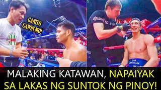 Malaking Katawan Napaiyak sa Lakas ng Suntok ng Pinoy!