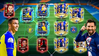 Al Nassr X PSG - Best Special Squad Builder! Ronaldo X Messi - FIFA Mobile 23