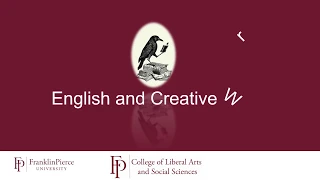 English & Creative Writing Program at Franklin Pierce University