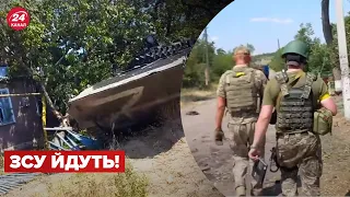 Українські бійці показали перше відео зі звільненої Іванівки на Херсонщині