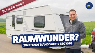 Fünf in einem Caravan?🤔 | 2023 Fendt Bianco Activ 550 KMG 😍 | Test & Kaufberatung  - Camperland Bong