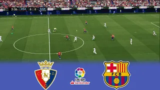 Osasuna vs Barcelona - LaLiga Santander 2022/23 - Pes 2021 Patch 2023