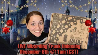 LIVE Wizarding Trunk Unboxing | Special Edition Christmas Box