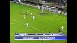 Anderlecht 1:1 Bayern Munich. UCL 2003/04