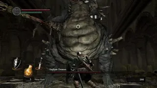 DarkSouls backflip block animation  (no audio)