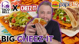 REVIEW - NEW Taco Bell Big Cheez-It Tostada & Crunchwrap