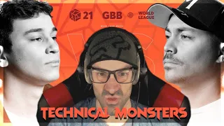 TECHNICAL MONSTERS | ELISII 🇨🇦 vs Alem 🇫🇷 | GRAND BEATBOX BATTLE 2021: WORLD LEAGUE | REACTION!!!