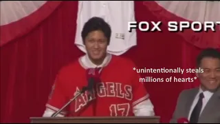 AL MVP Shohei Ohtani speaking english for 2 mins straight *and one word of spanish*