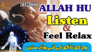 Zikr Allah Hu | Brain And Heart Healing Dhikr | Feel The Spiritual Energy