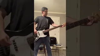 Gus on bass guitar cover plays eagle eye cherry on bass guitar cover are you still having fun 🎸